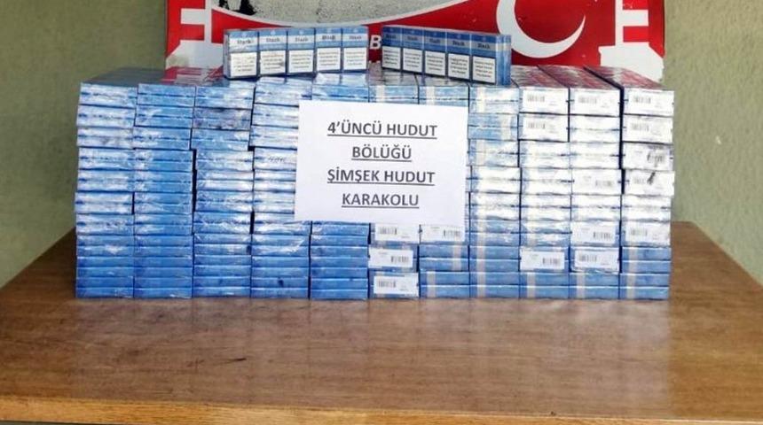 Sınırda 33 bin paket kaçak sigara yakalandı