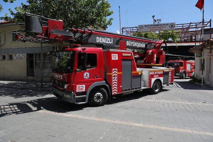 Denizli itfaiyesi bayramda  73 olaya müdahale etti G3