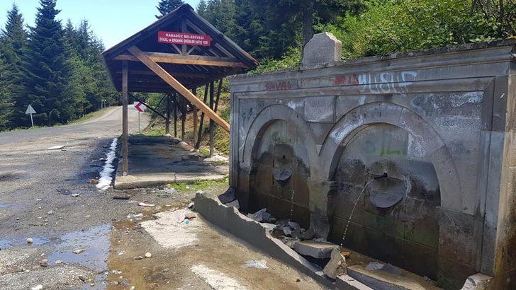 Yayla çeşmesine saldırı G1