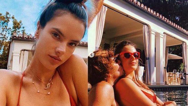 Alessandra Ambrosio'dan aşk pozu 