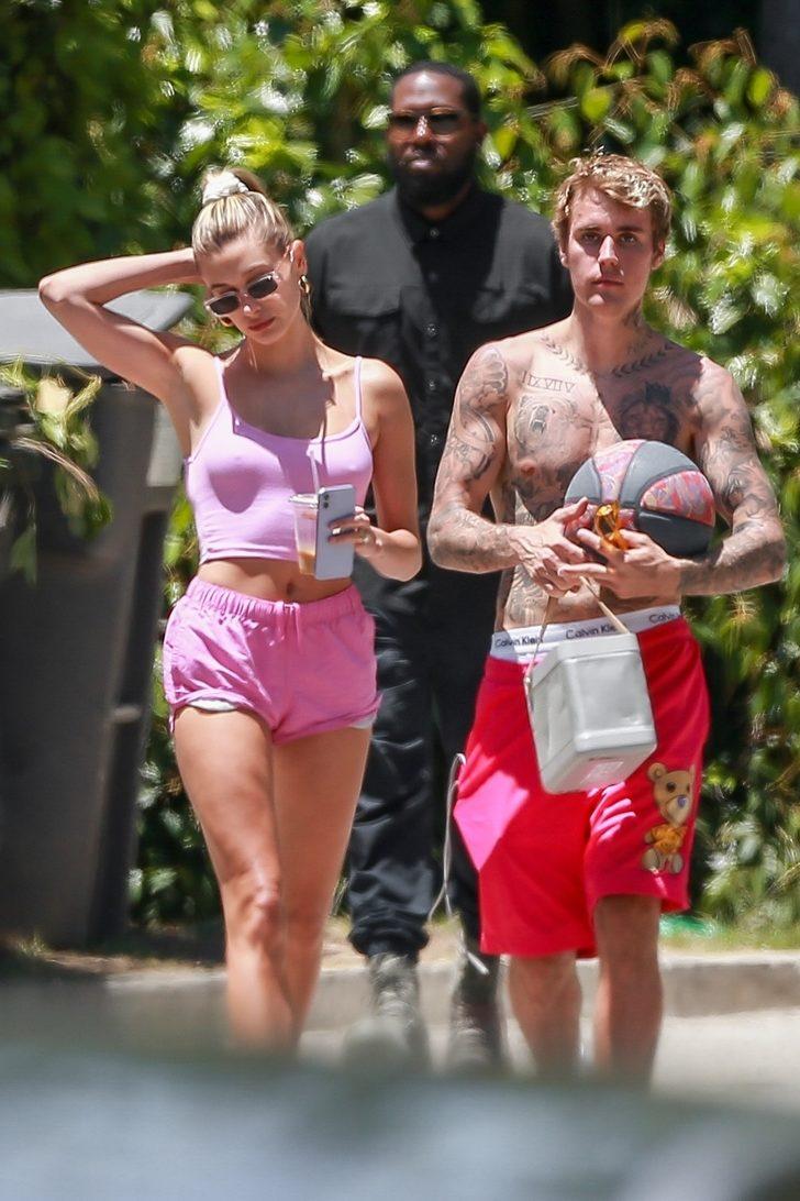 Justin Bieber-Hailey Baldwin çifti basketbol oynadı  G2