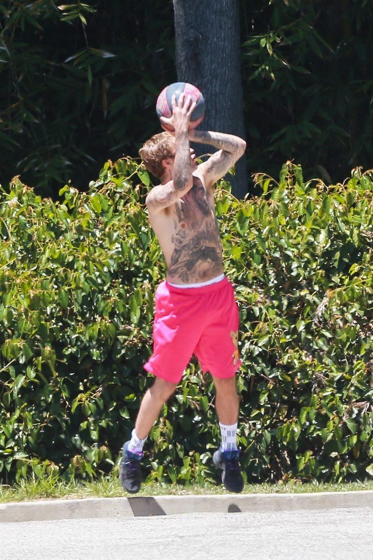 Justin Bieber-Hailey Baldwin çifti basketbol oynadı  G3