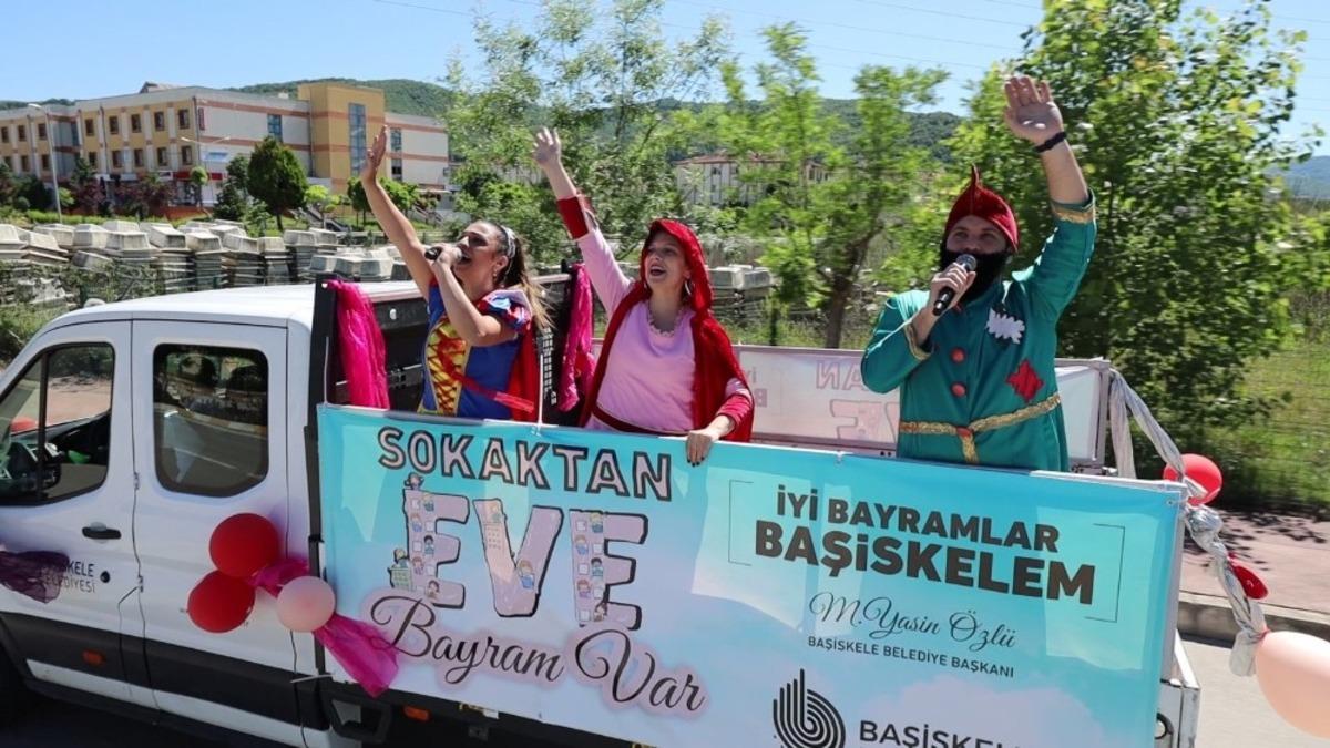 Başiskele&rsquo;de bayram sokaklardan evlere sığdı