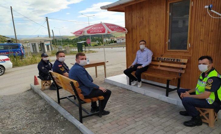 Kaymakam Eligül, kontrol noktalarını denetledi G1