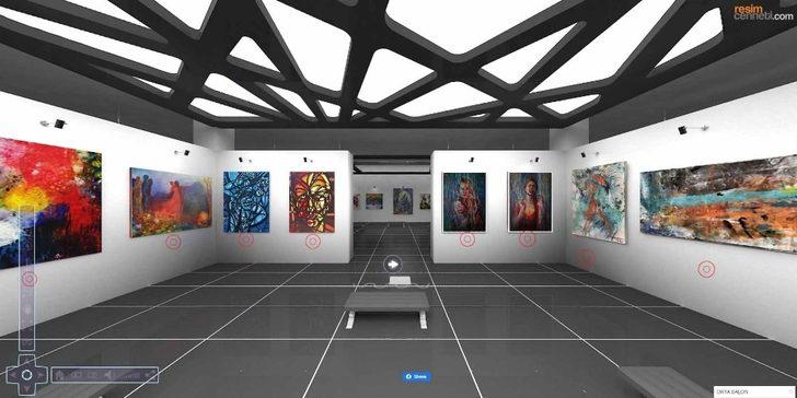 Bayraklı’da ressamlardan uluslararası sanal sergi G2