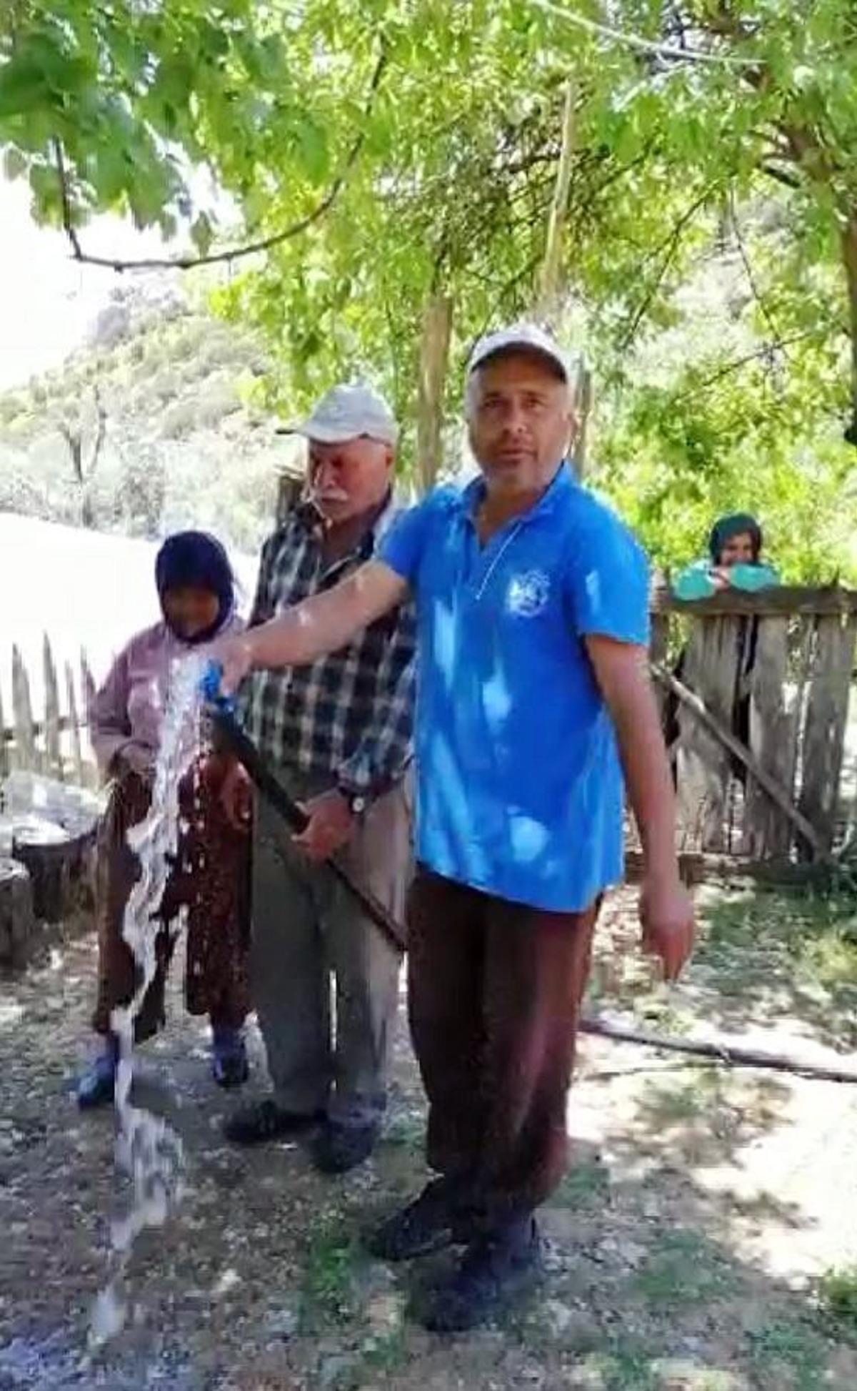 Tam 75 yıl sonra i&ccedil;me suyuyla tanıştılar