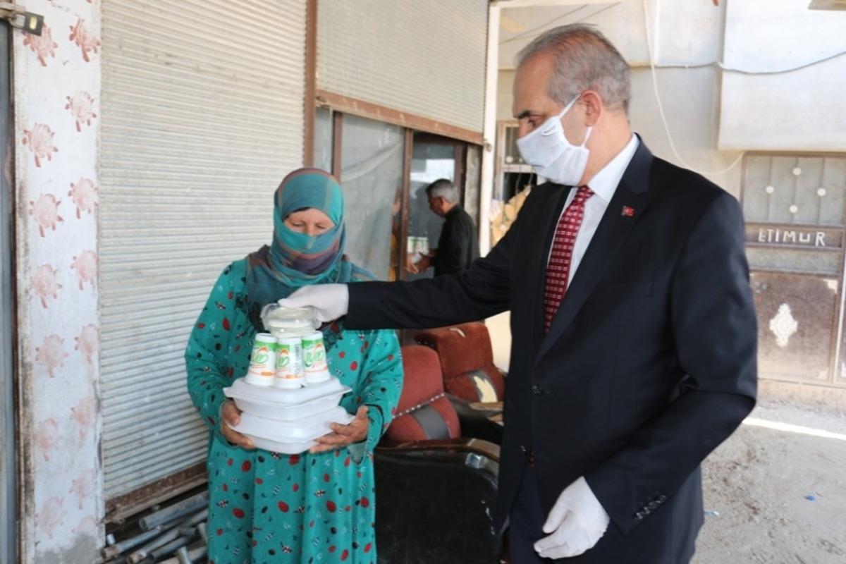 Ak&ccedil;akale&rsquo;de sosyal yardımlar devam ediyor