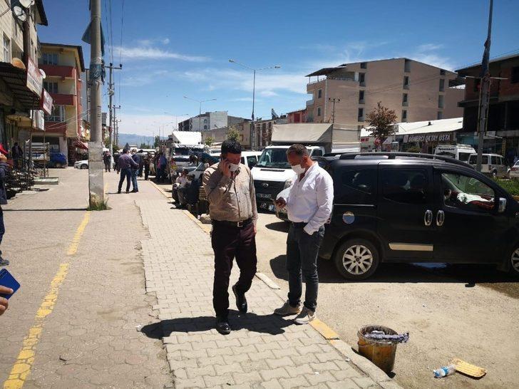 Horasanlılar maske takma kuralına uyuyor G1