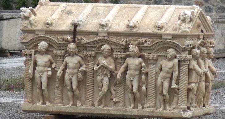 Bursa'da bulunan Antik Roma dönemine ait lahitin sırrı çözüldü G3