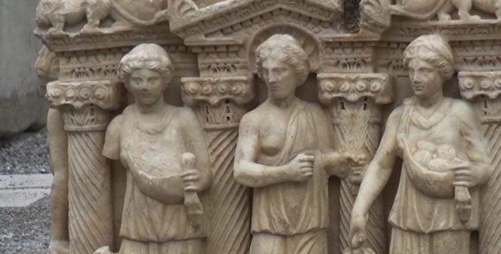 Bursa'da bulunan Antik Roma dönemine ait lahitin sırrı çözüldü G4