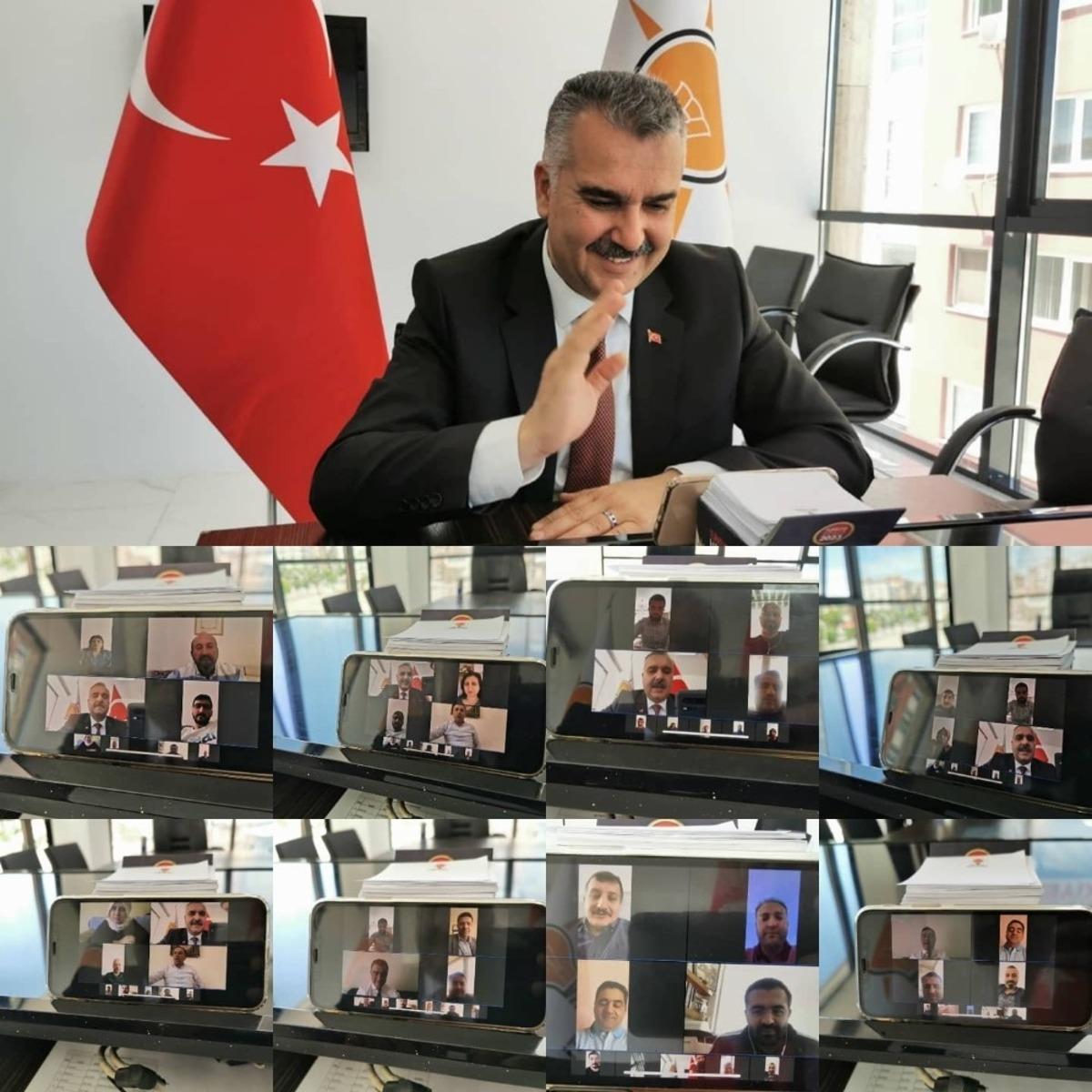 AK Parti&rsquo;de telekonferanslı bayramlaşma