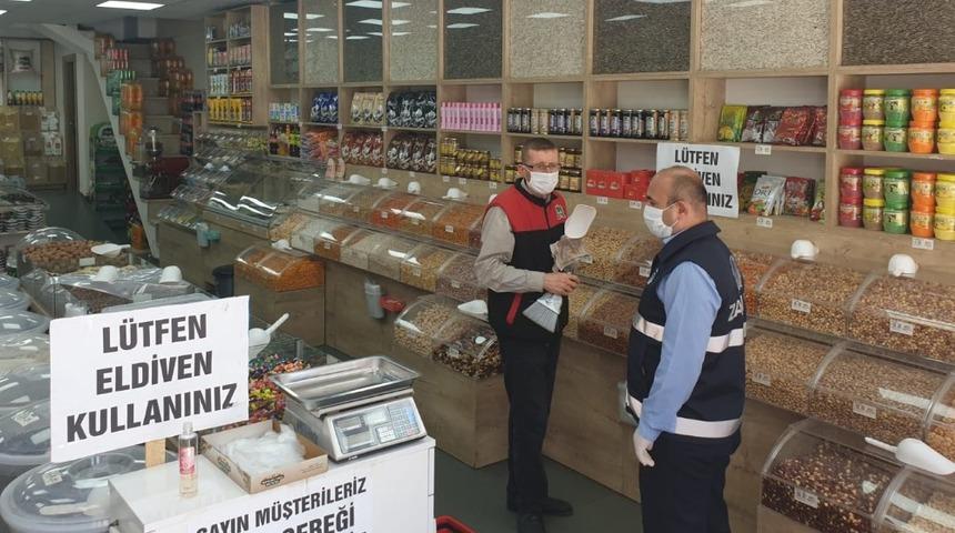 Zabıtadan korona vir&uuml;s denetimi