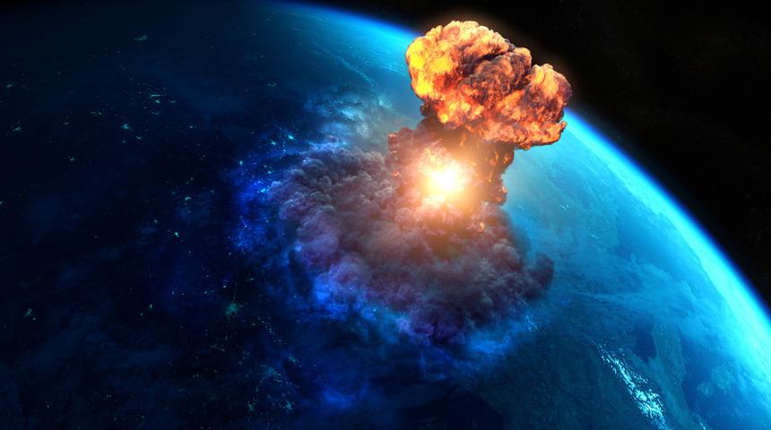 Dinozor devrini sonlandıran meteor yeryüzüne 60 derecelik açı ile çarptı