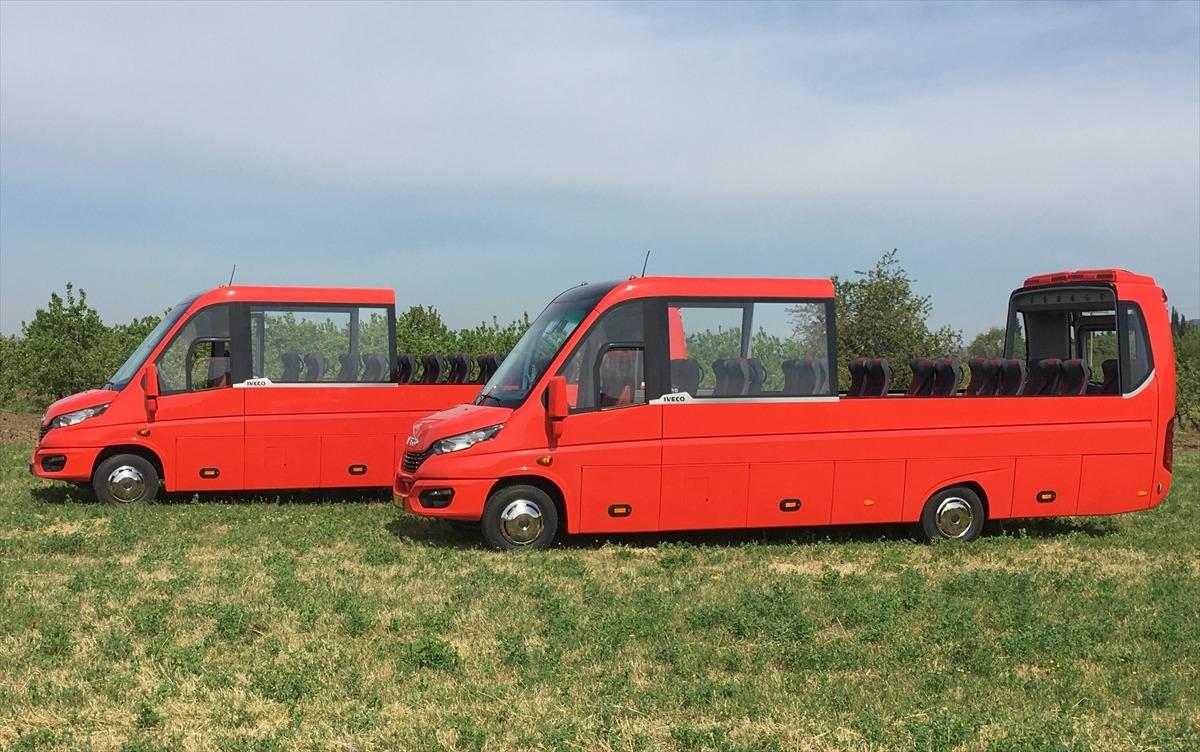 Bursalı firmanın &uuml;rettiği minib&uuml;slerin ABD'ye ihracına başlandı