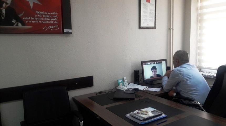 Yozgat, &ouml;ğrencilerle online olarak buluştu