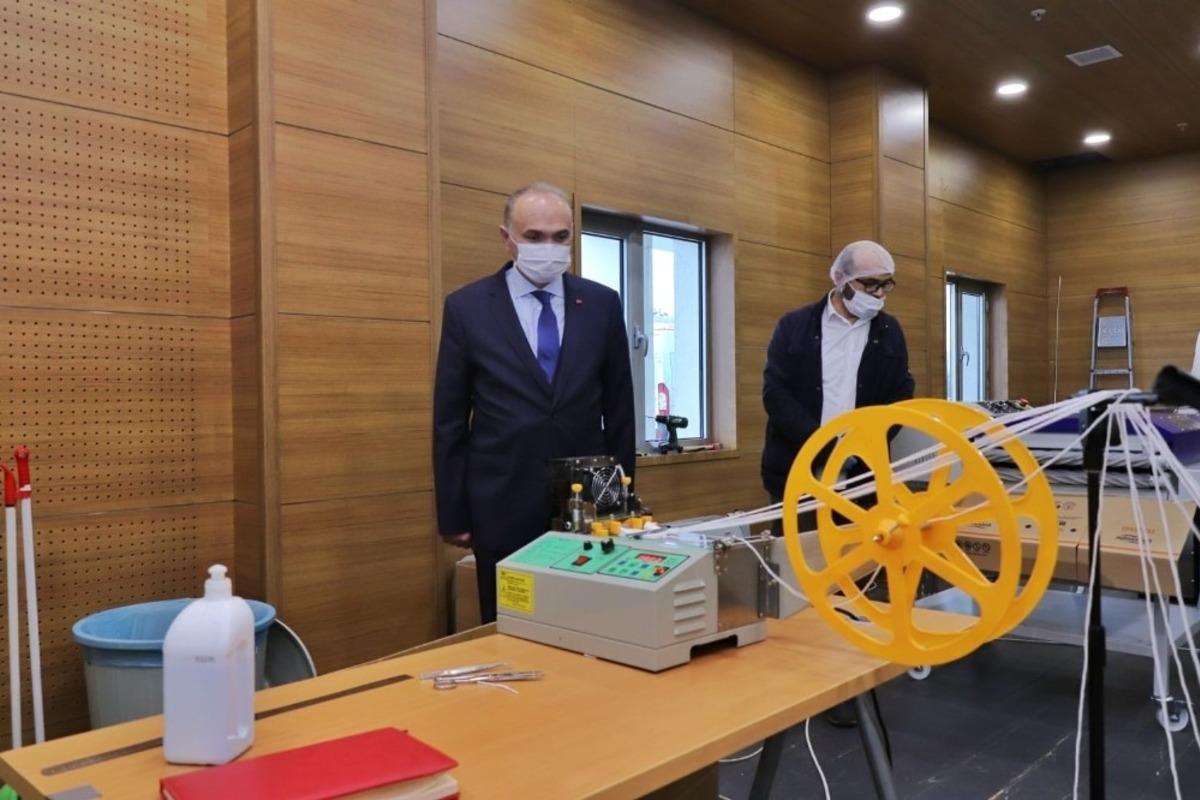 Maske &uuml;retimi hızlandırıldı