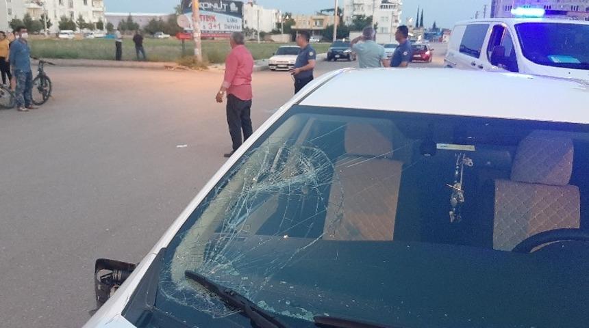 Otomobil ile bisiklet &ccedil;arpıştı: 1 yaralı