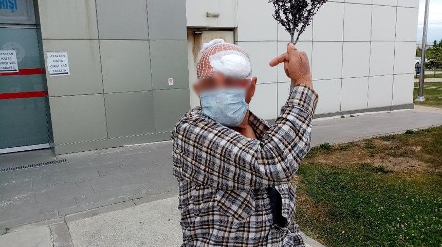 Yaşlı adam darp edildi