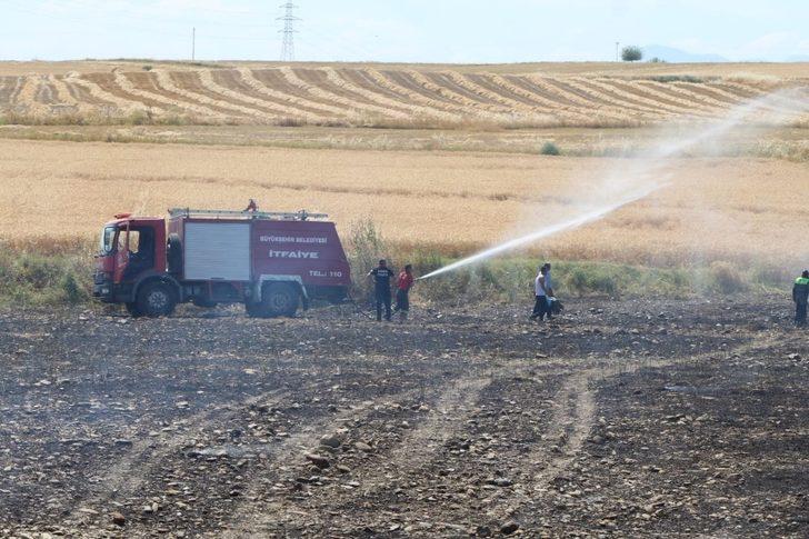 Kozan’da anız yangını G1