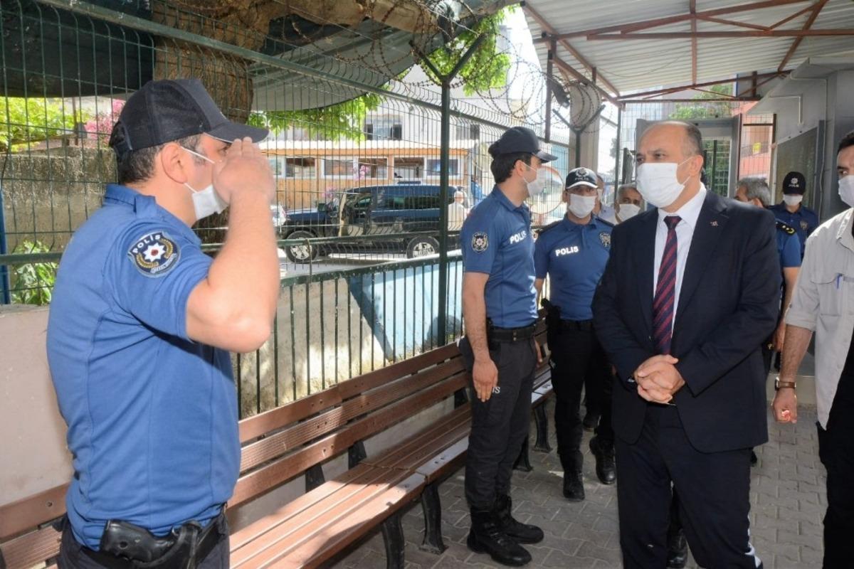 Aktaş&rsquo;tan sosyal mesafeli denetleme