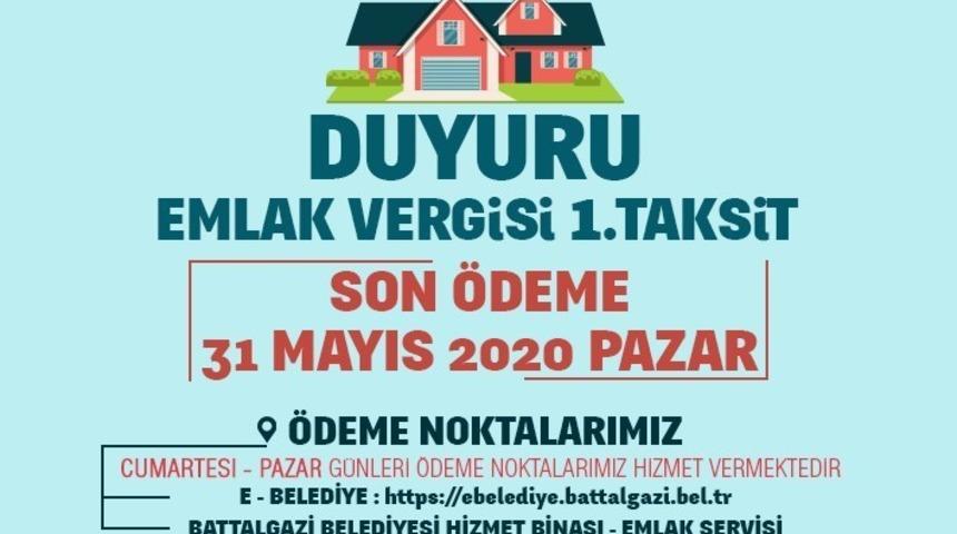 Battalgazi Belediyesi&rsquo;nde vezneler hafta sonu a&ccedil;ık olacak