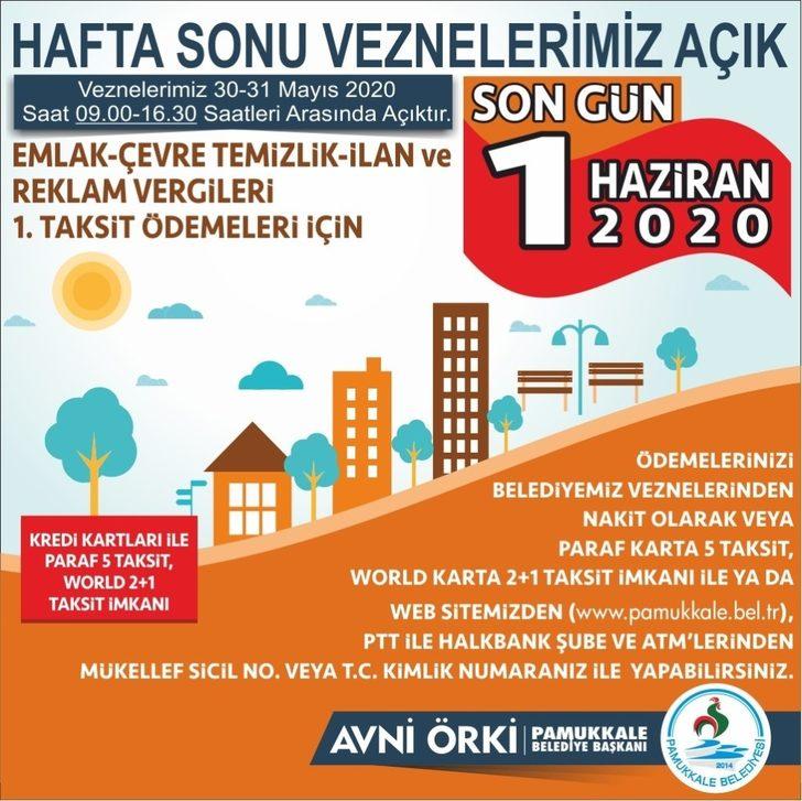 Pamukkale’de vezneler hafta sonu açık olacak G2