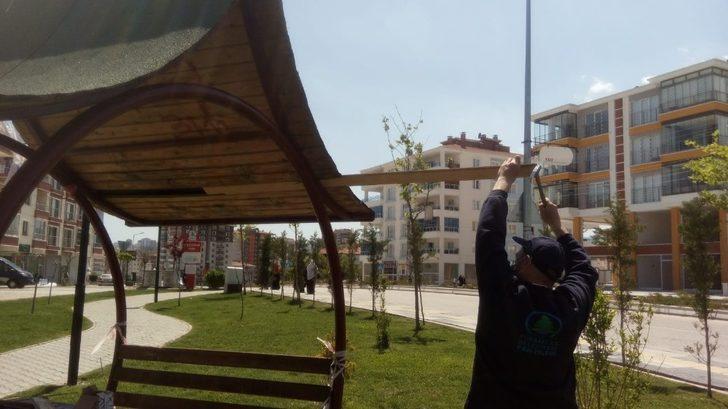 Pursaklar’da parklar pandemi sonrasına hazırlanıyor G3