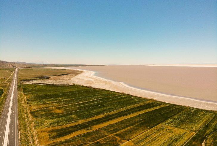 Kimse gözlerine inanamadı! Tuz Gölü pembe renge büründü G3