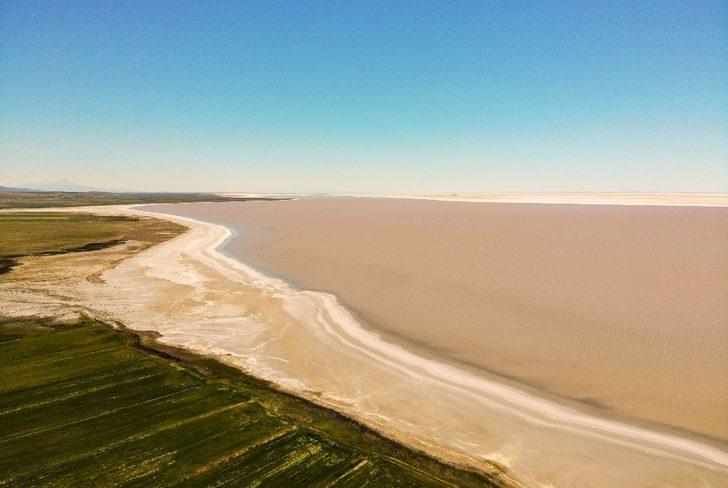 Kimse gözlerine inanamadı! Tuz Gölü pembe renge büründü G5