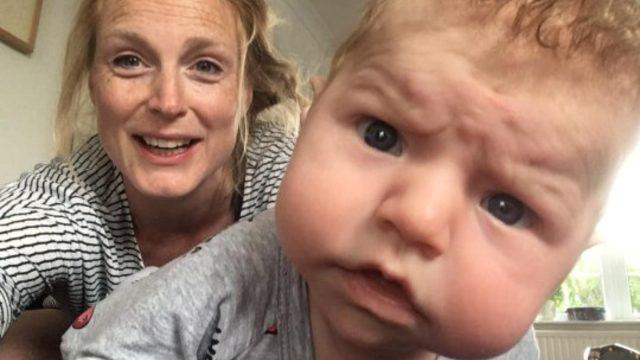 Kimse yüzünü güldüremedi! Doğduğu günden beri hep sinirli