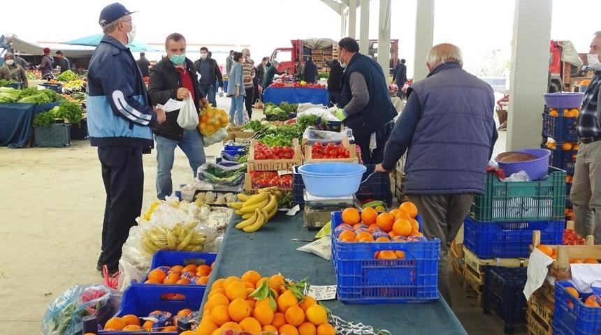 Hisarcık pazarı 3 hafta aradan sonra tekrar a&ccedil;ılıyor