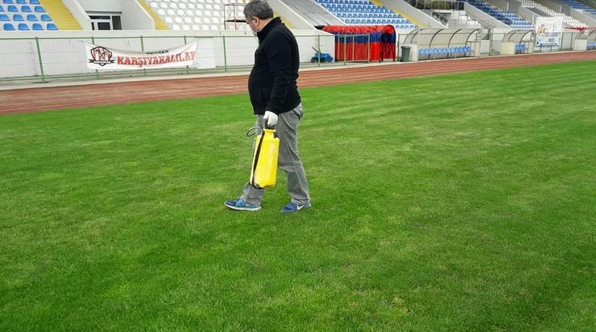 Devrek sahası ilaçlandı