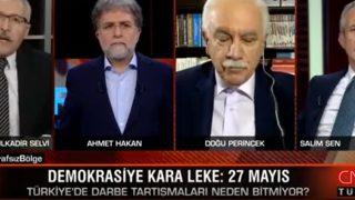 Doğu Perinçek ile Abdulkadir Selvi canlı yayında birbirine  girdi! Tansiyon bir anda yükseldi