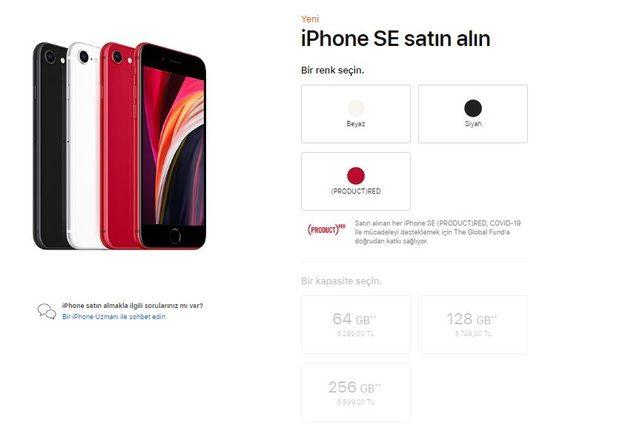 iPhone SE 2020 fiyatı