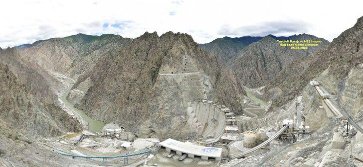 Türkiye'nin en yüksek Yusufeli Barajı  205 metreye ulaştı G2