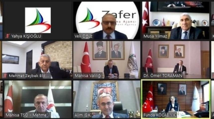 Faaliyetler, video konferans y&ouml;ntemiyle değerlendirildi