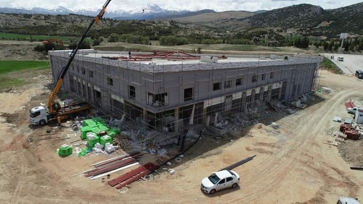 Elmalı yeni otogarı kaba inşaatı bitti G2