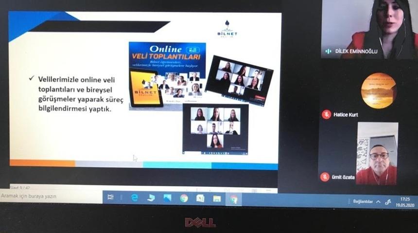 &Ouml;zel okulda online eğitime devam