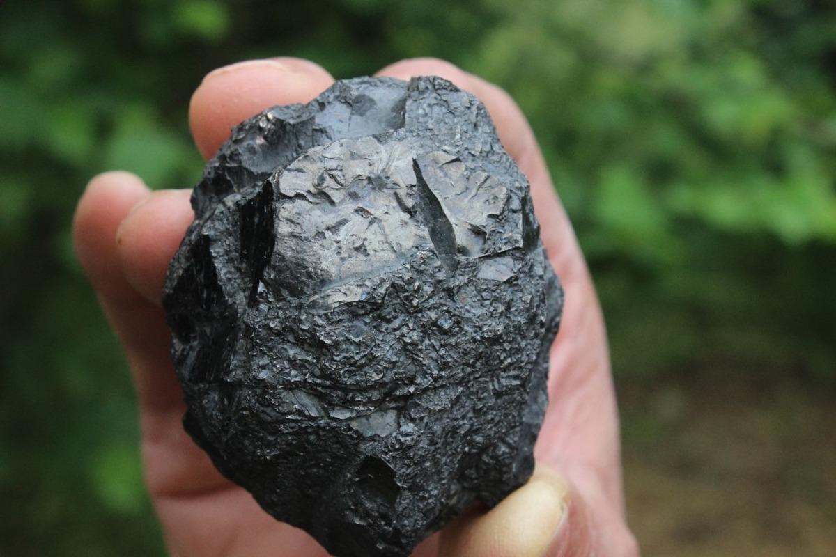 Ot bi&ccedil;erken bah&ccedil;ede g&ouml;k taşı buldu