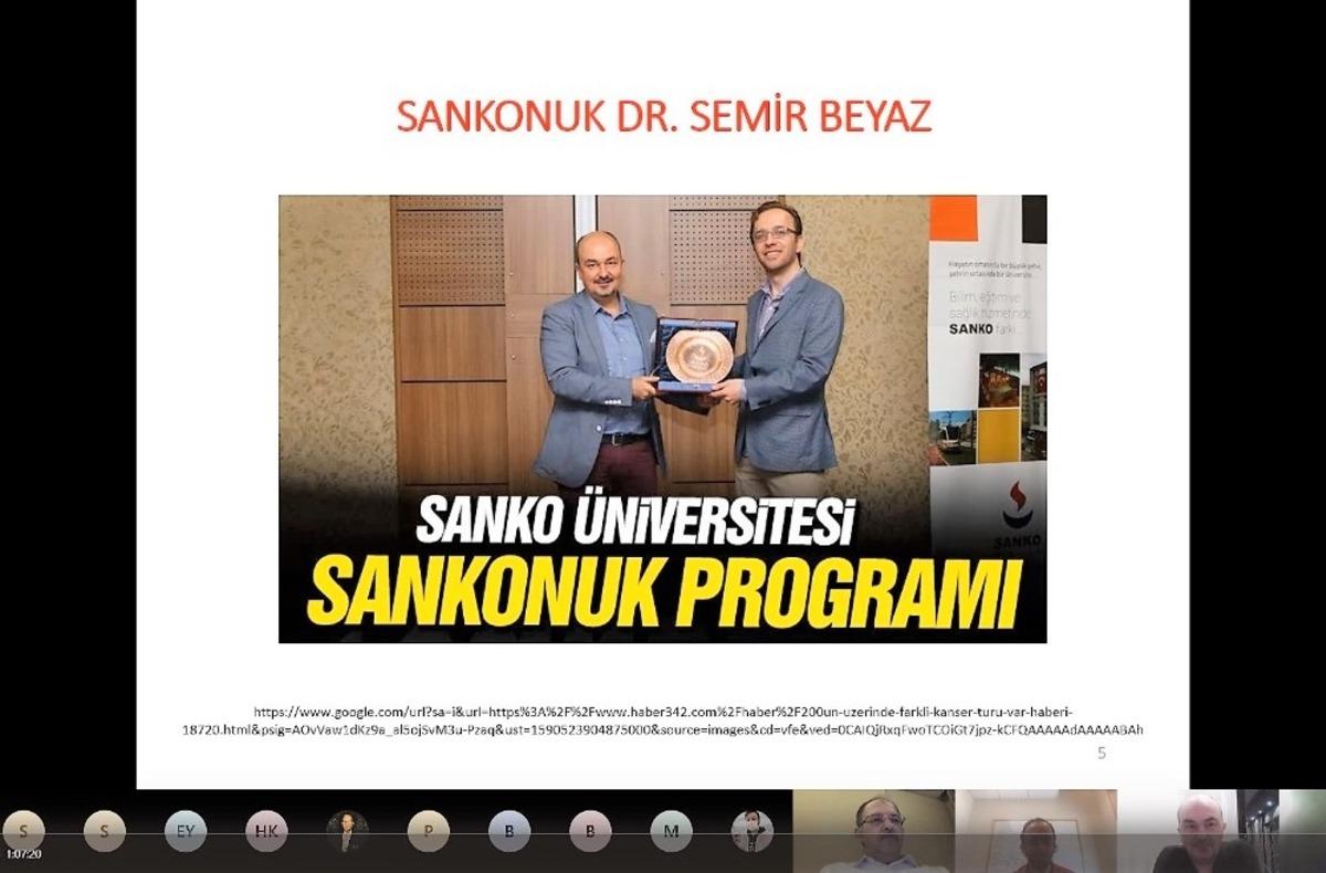 Sanko &Uuml;niversitesi sanal konferanslara devam ediyor