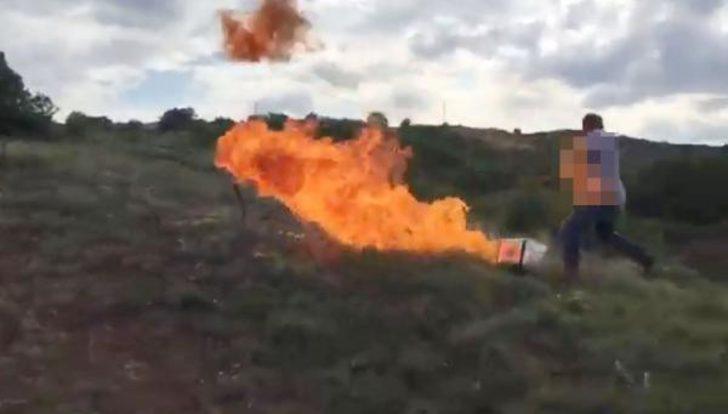 Çankırı'da korkunç olay! Kendini ateşe verdi G4