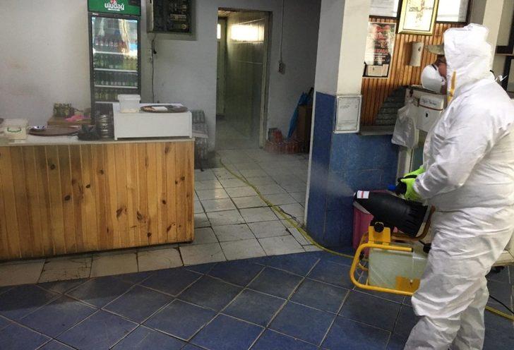 Başkan Şahin, kahvehanelerin dezenfektesini üstlendi G3