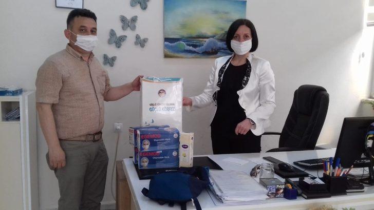 Körfez’de muhtarlara maske dağıtıldı G2