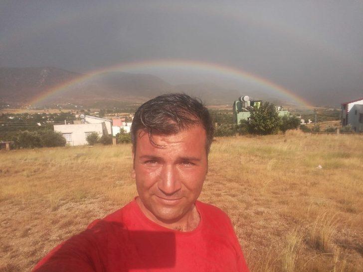 Yağmur sonrası oluşan gökkuşağını anlattı G3