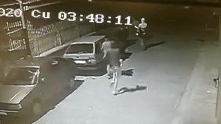 Tam 45 saniye sürdü! Kameralar anbean kaydetti