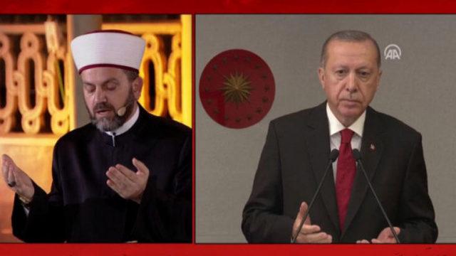 Son dakika: Ayasofya’da Fetih Suresi okundu