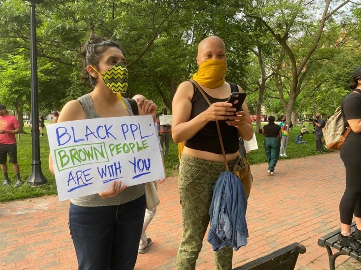 Washington&rsquo;da Floyd protestosu