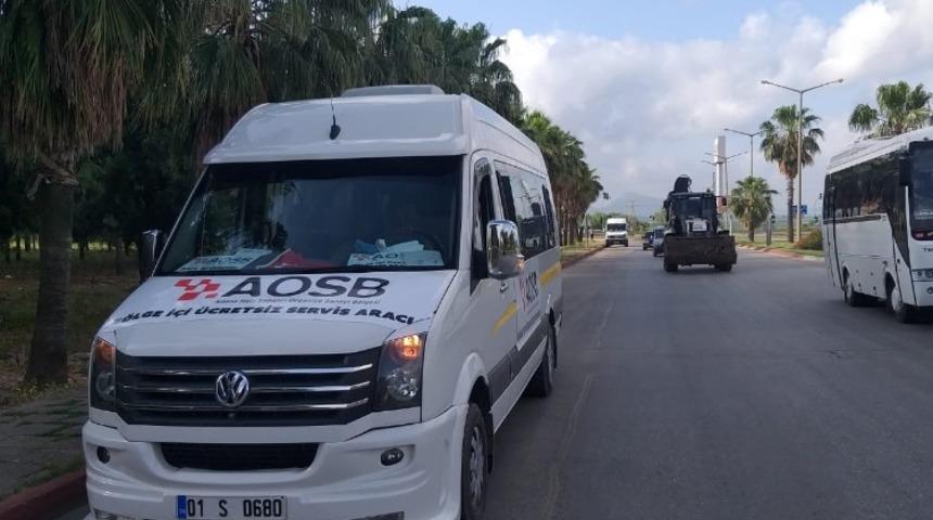 AOSB i&ccedil;inde &uuml;cretsiz servis hizmeti başlatıldı