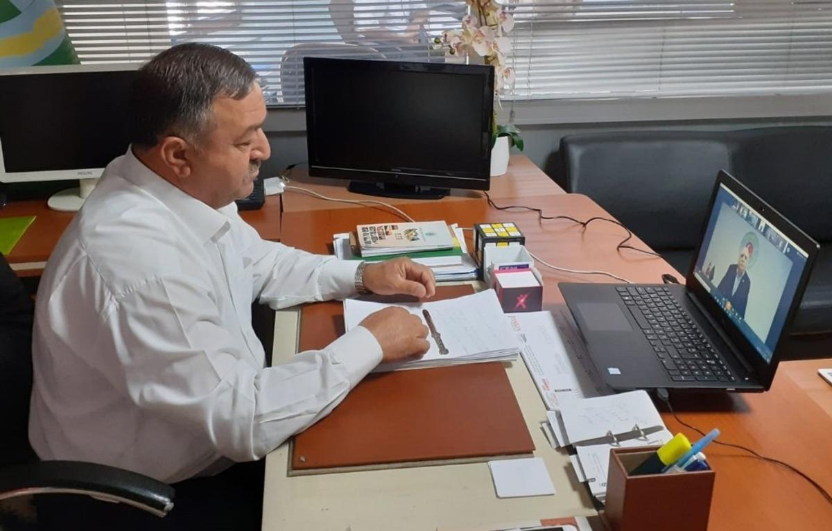 Baştuğ, video konferansta narenciye &uuml;reticisinin sorunları aktardı