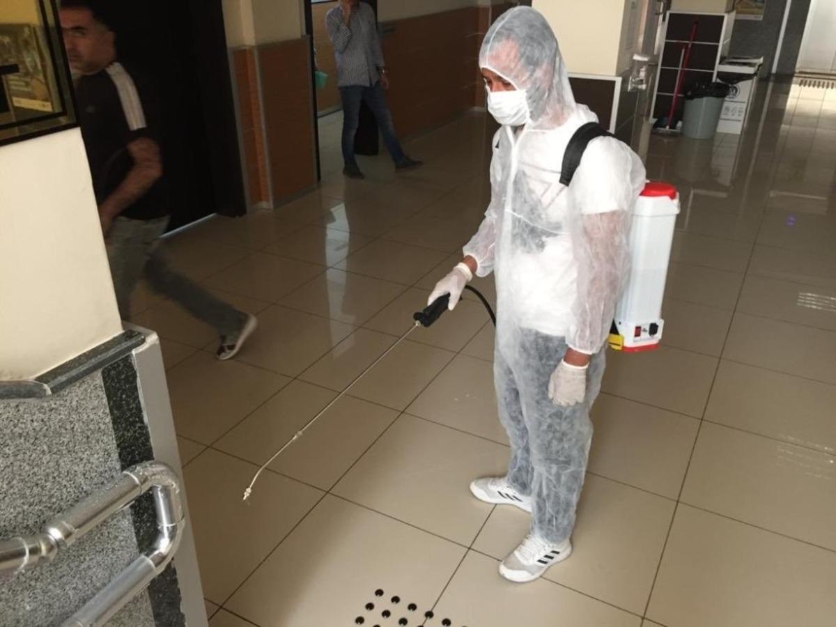 Bing&ouml;l&rsquo;de dezenfekte &ccedil;alışmaları